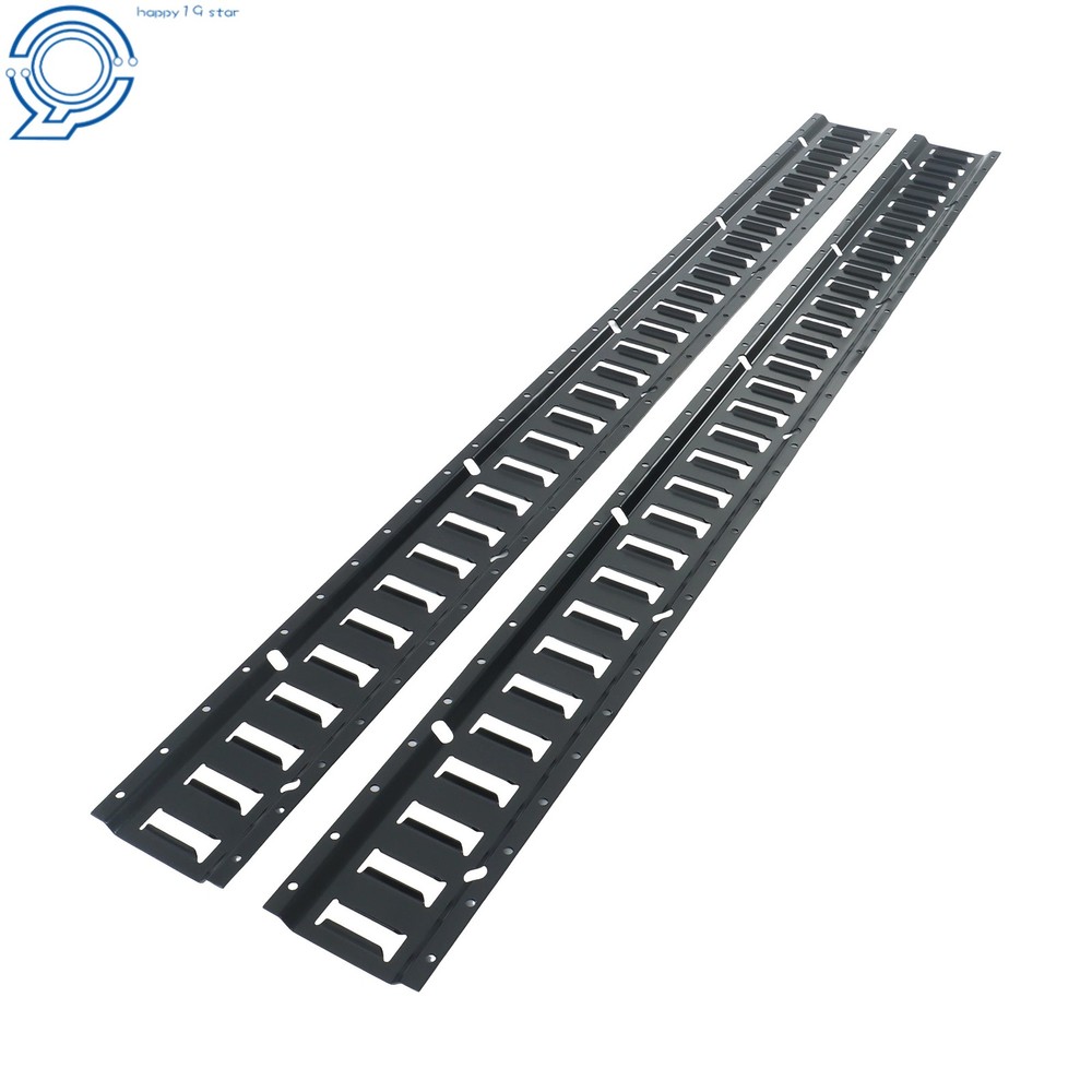 E Track Tie Down Rail Kit 2Pack 5' E Track Rails for Garages Vans Trailers