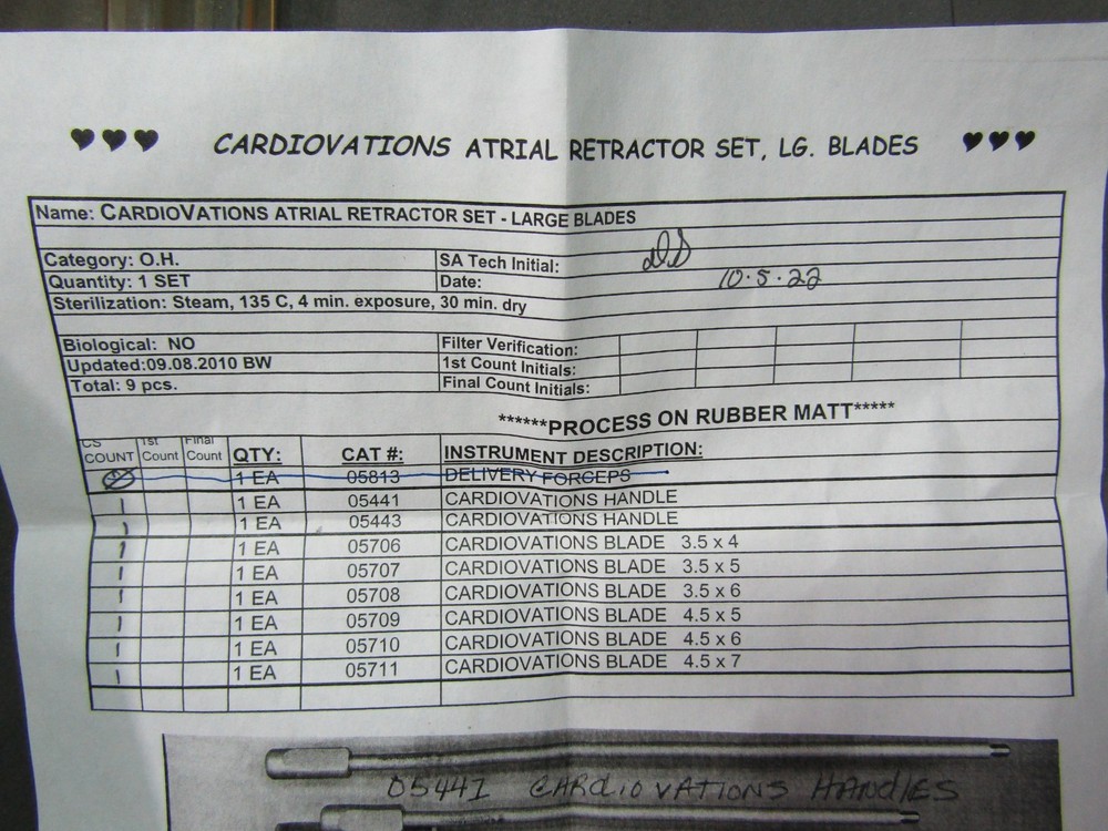 Cardiovations Atrial Retractor Set - Large Blades