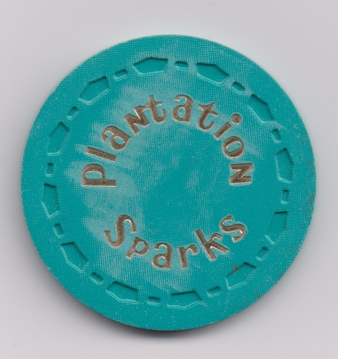 Plantation Roulette Chip -Sparks, Nevada