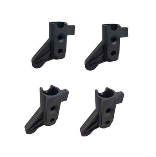 4Pcs Rollator Backrest Brackets, Backrest Pivot Brackets for Rollator,