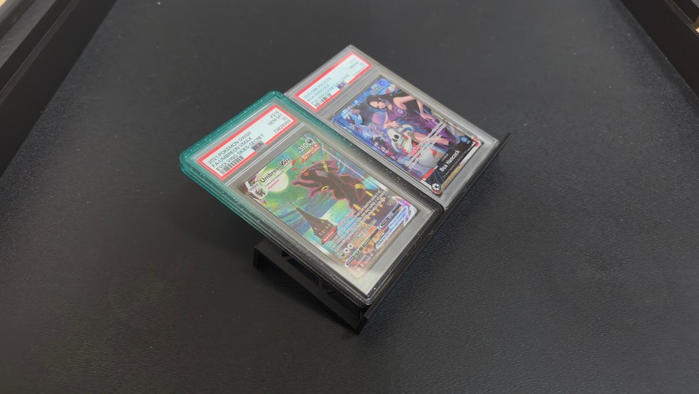 Zion Case Card Riser Stands – Graded Card Slab Display – Vertical & Horizontal