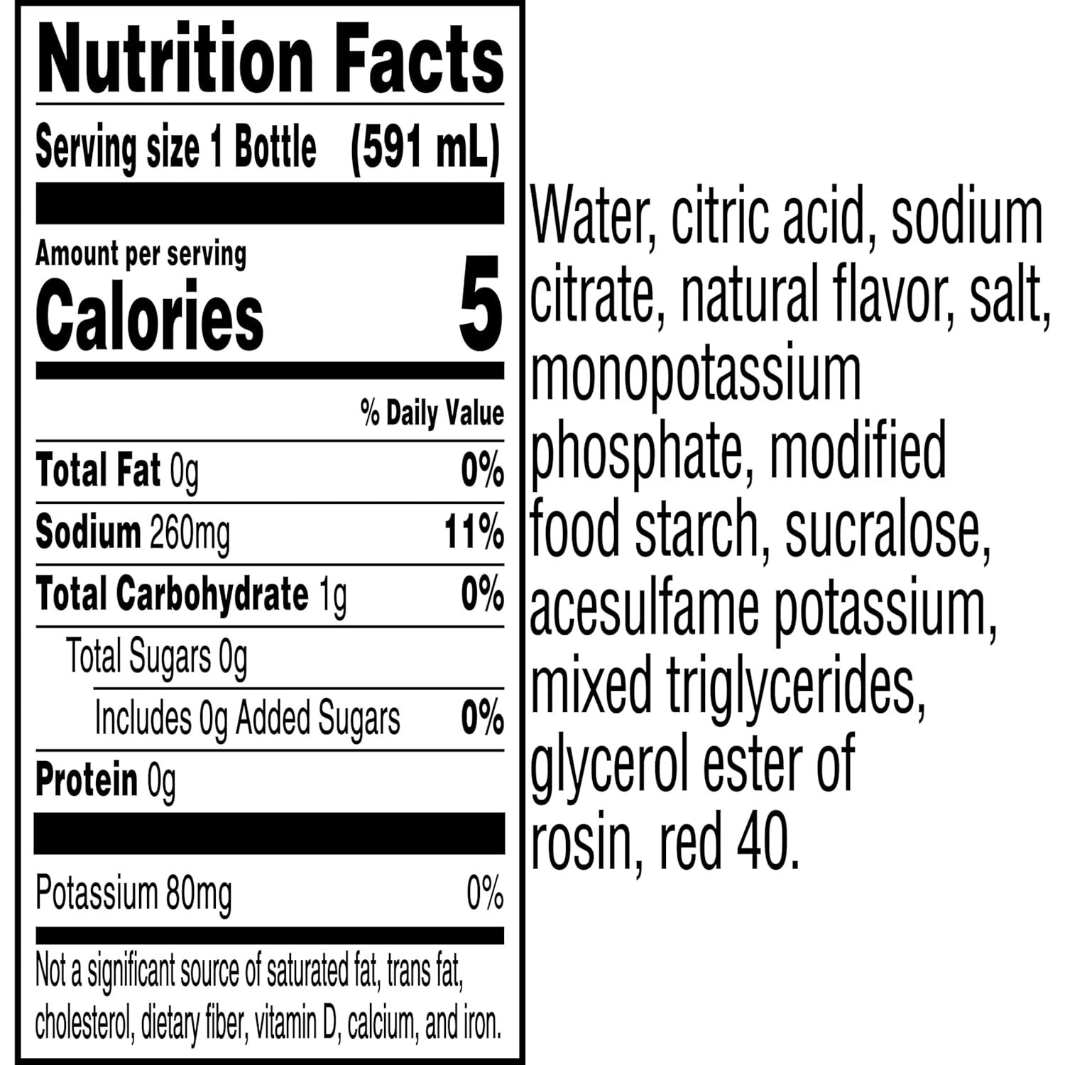 Gatorade Thirst Quencher Zero Sugar Sports Drink, Strawberry Kiwi, 20Oz Bottles,