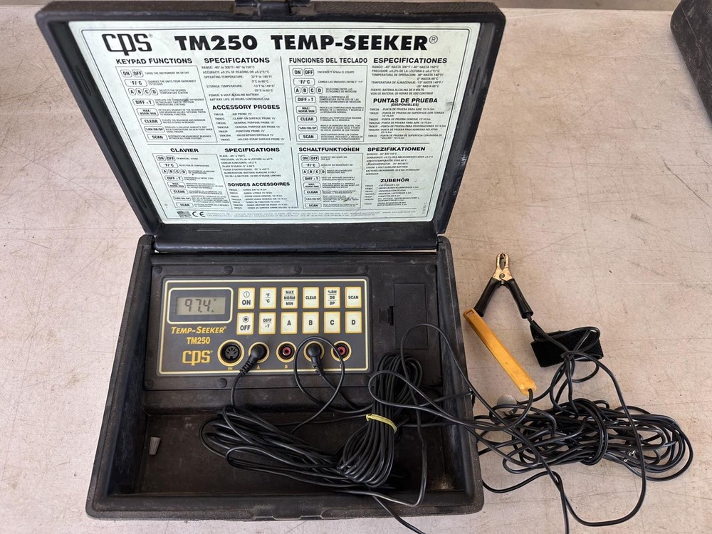 CPS TM250 Temp Seeker Thermo-Psychrometer w/ Case