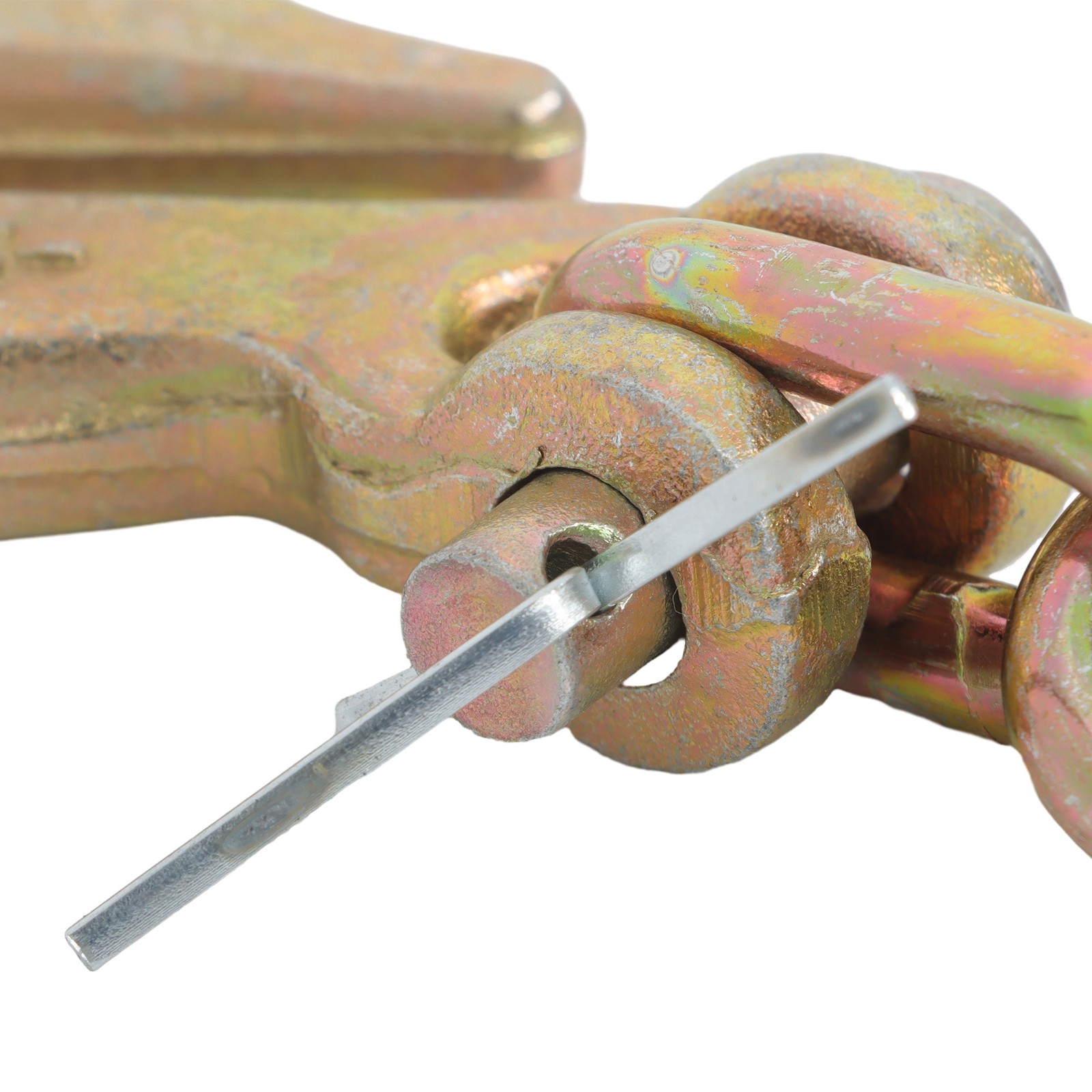 1/4''×12' G70 Tow Chain J-Hooks V-Chain Flatbed Truck Rollback Wrecker Carrier