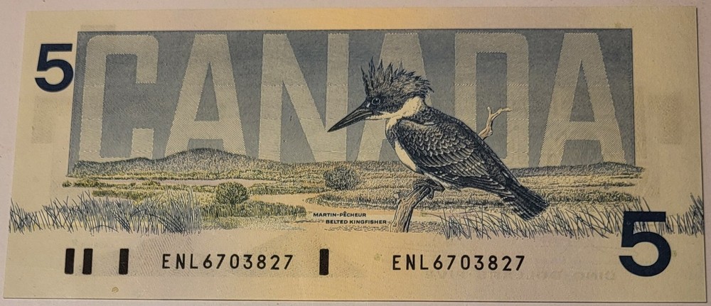 Canada 1986 $5 Bank Note Ch Unc 64 EPQ PMG