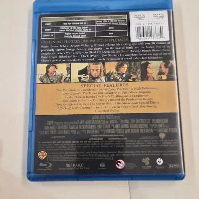 Troy Blu-ray Director's Cut Special Edition Official