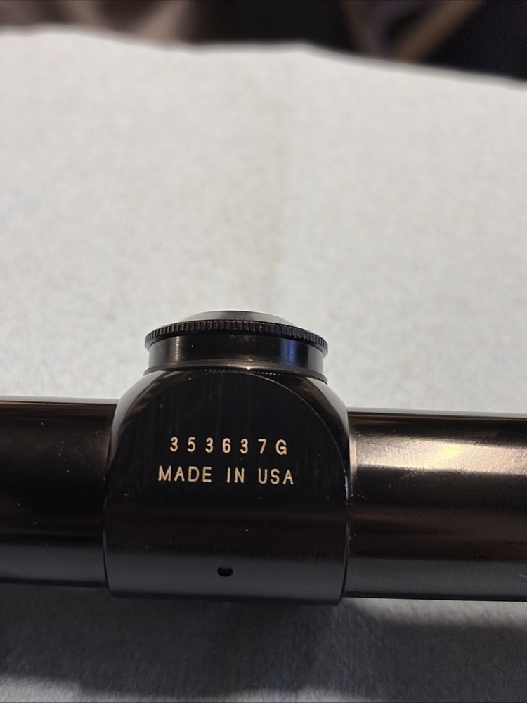 Leupold 4X M8 Gloss Black Scope Duplex Reticle