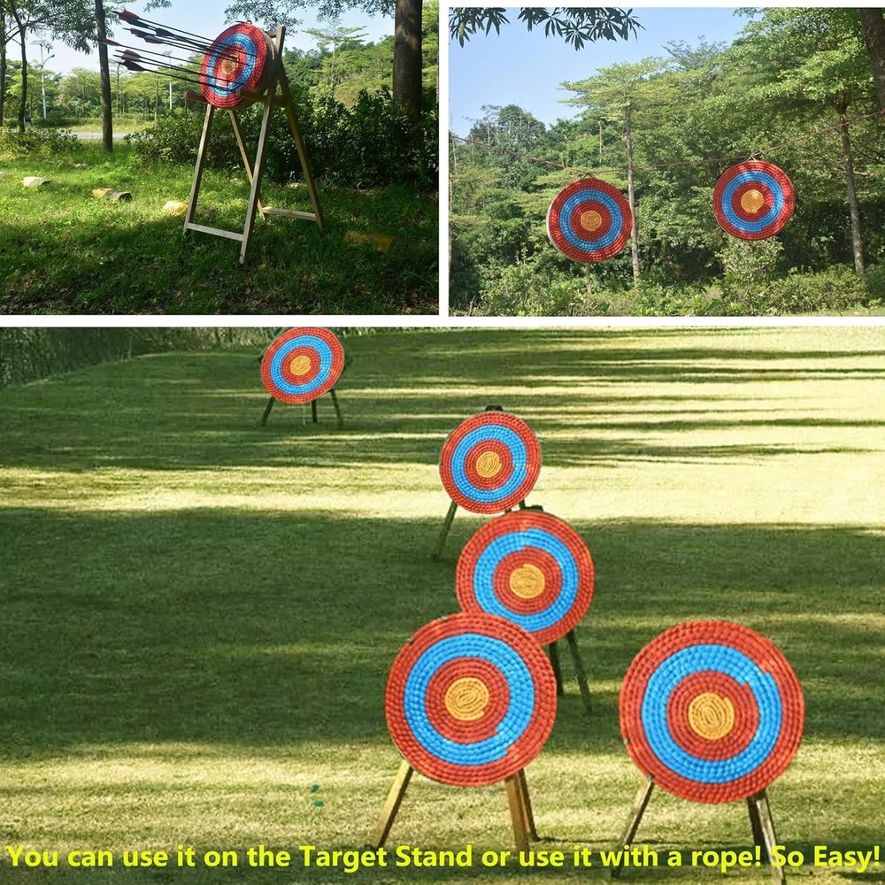 Traditional Hand-Made Straw Archery Target - Eco-Friendly & Durable Design