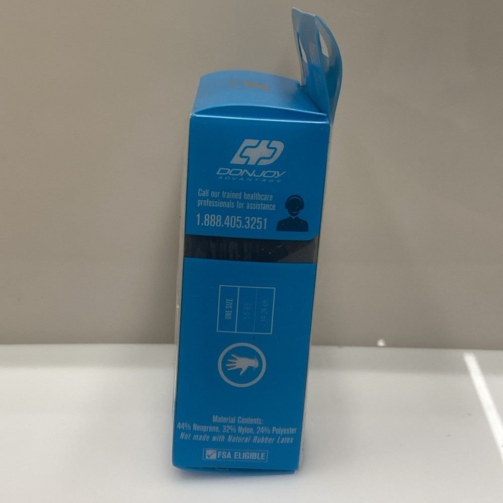 DonJoy Advantage Wrist Wrap Universal Strap Black One Size Mild Support