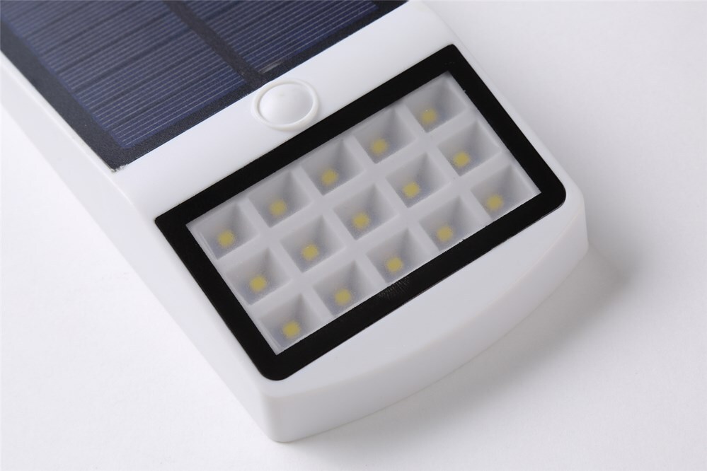 Solar Wall Lantern with LED Lighting and Motion Detection HF-