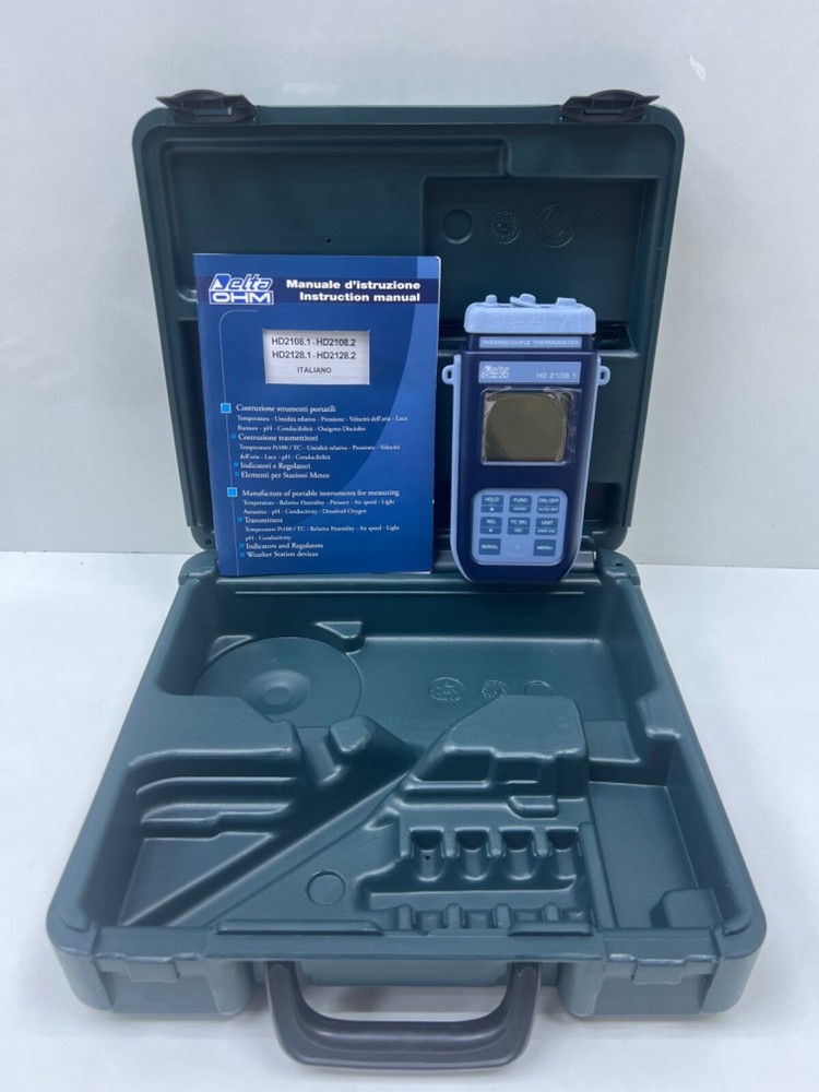 Delta OHM HD2108.1 – THERMOCOUPLE THERMOMETER Without probe