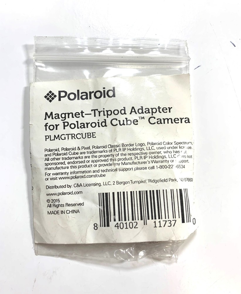 Polaroid Magnet-Tripod Adapter for Polaroid Cube 1/4" Camera