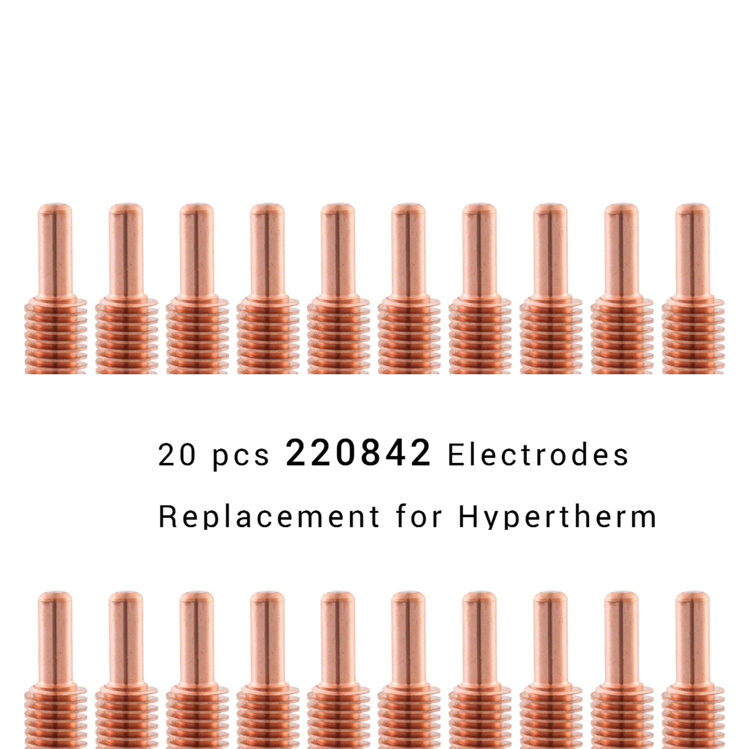 20 pcs 220842 Plasma Cutter Electrodes fit Hypertherm Powermax 45XP 65 85 105