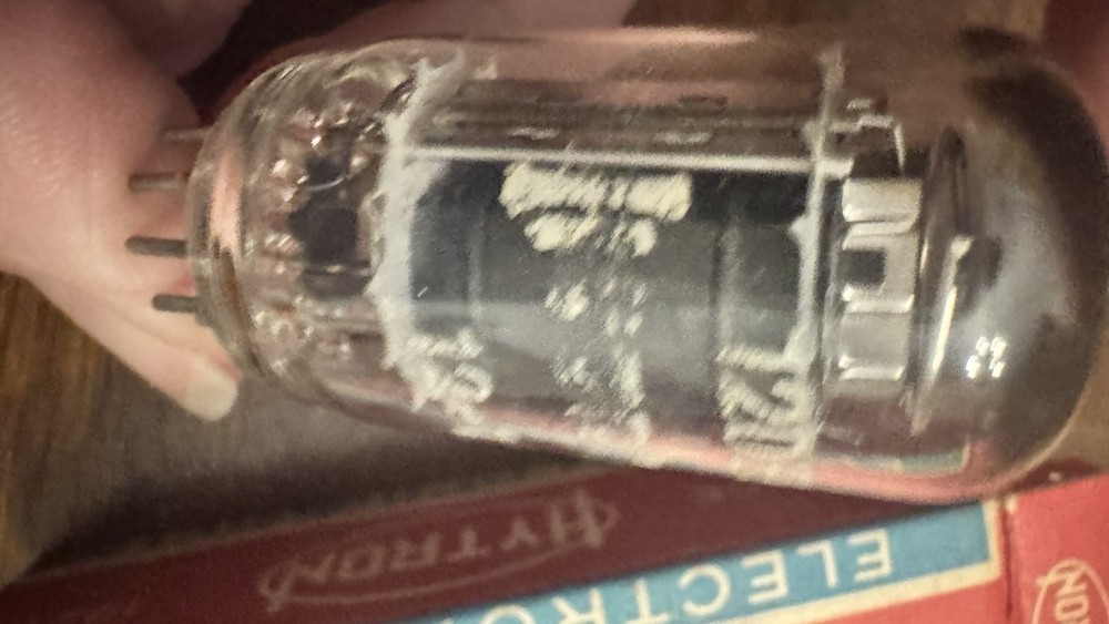 NOS Hytron 12DE8 variable μ amplifier pentode Electron Tube