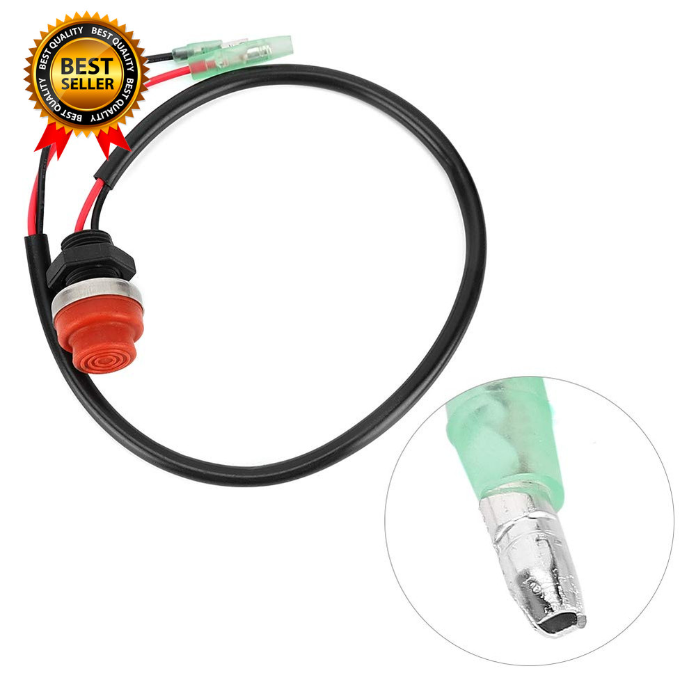 For 1989 Outboard Start Button Boat Button Switch Start Stop Switch Keyless Push