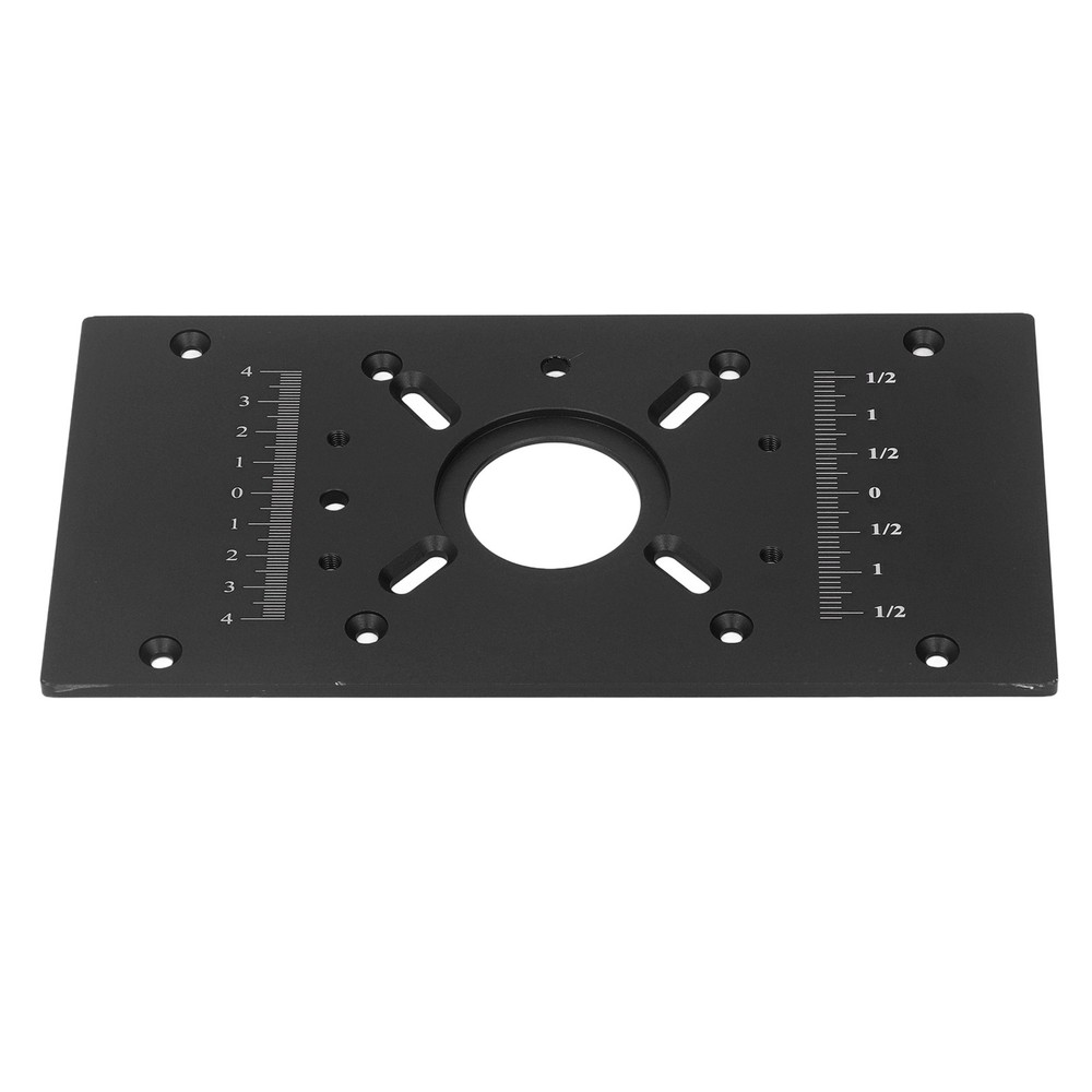 Router Table Insert Plate Lift System Base Board Accessory For Woodworking Black
