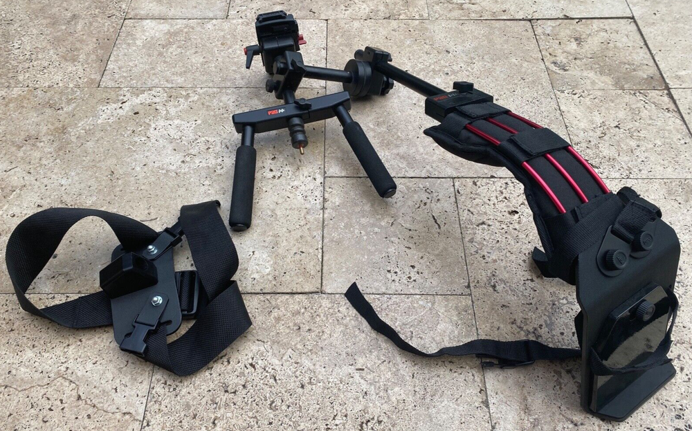 Steadicam Support Video Camera Mount Harness System from PAG with SLIK Mount