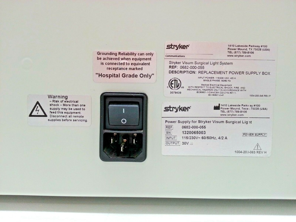 0682-000-055 Stryker Power Supply Control