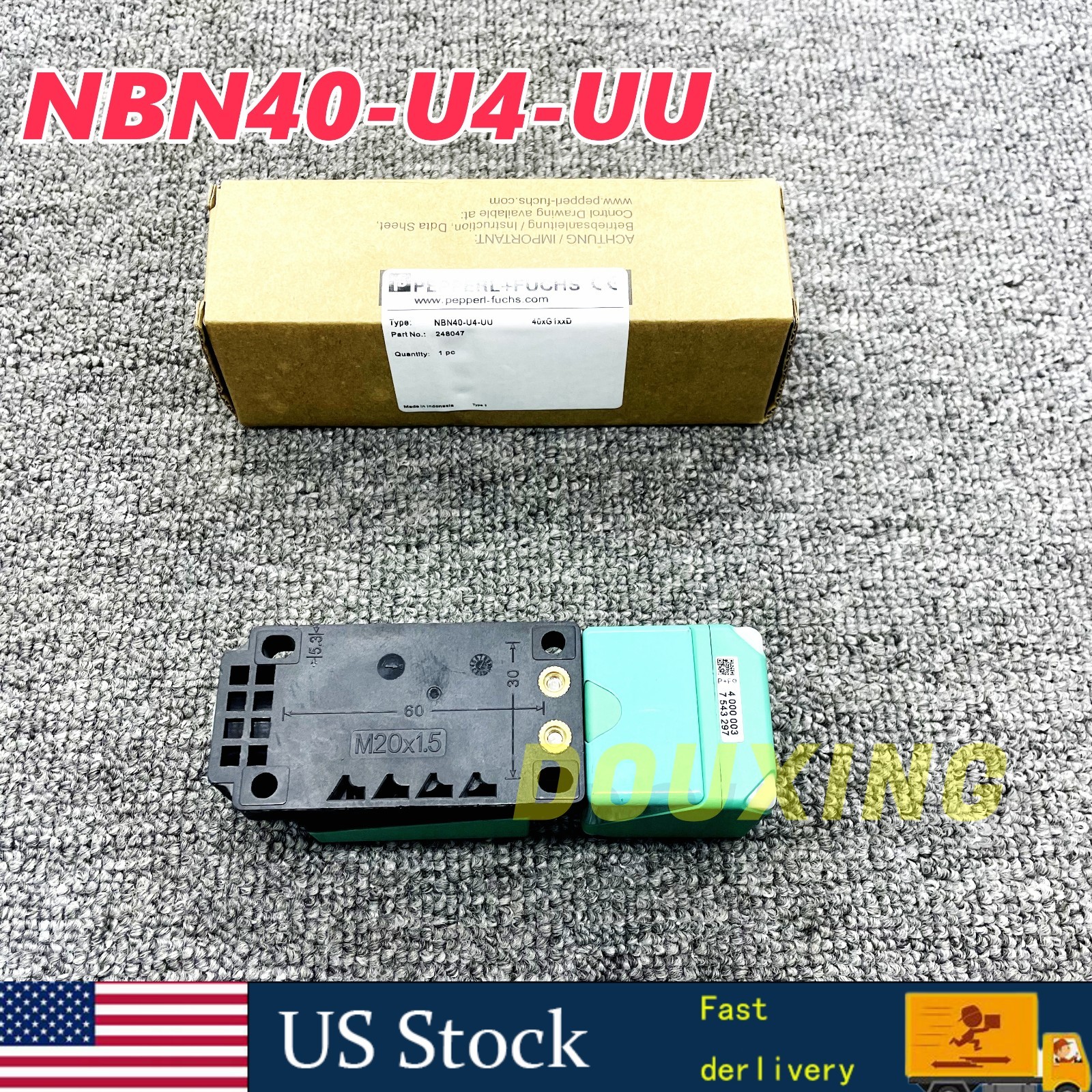 NEW IN BOX Pepperl + Fuchs Inductive Sensor 24-250VDC/24-230VAC NBN40-U4-UU