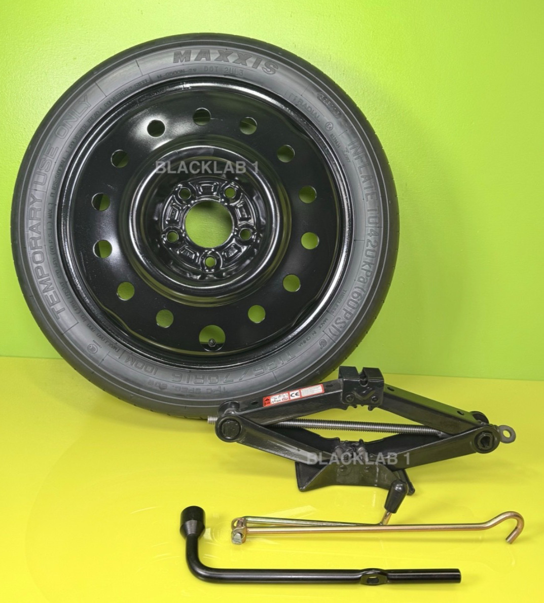 SPARE TIRE 16" WITH JACK KIT FITS:KIA FORTE 2021 2022 2023