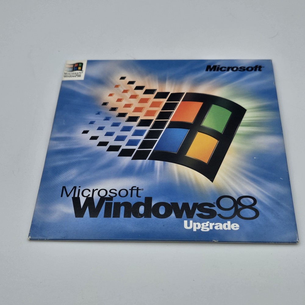 Microsoft Windows 98 Upgrade Kit CD Floppy Boot Disk Key Vintage Software