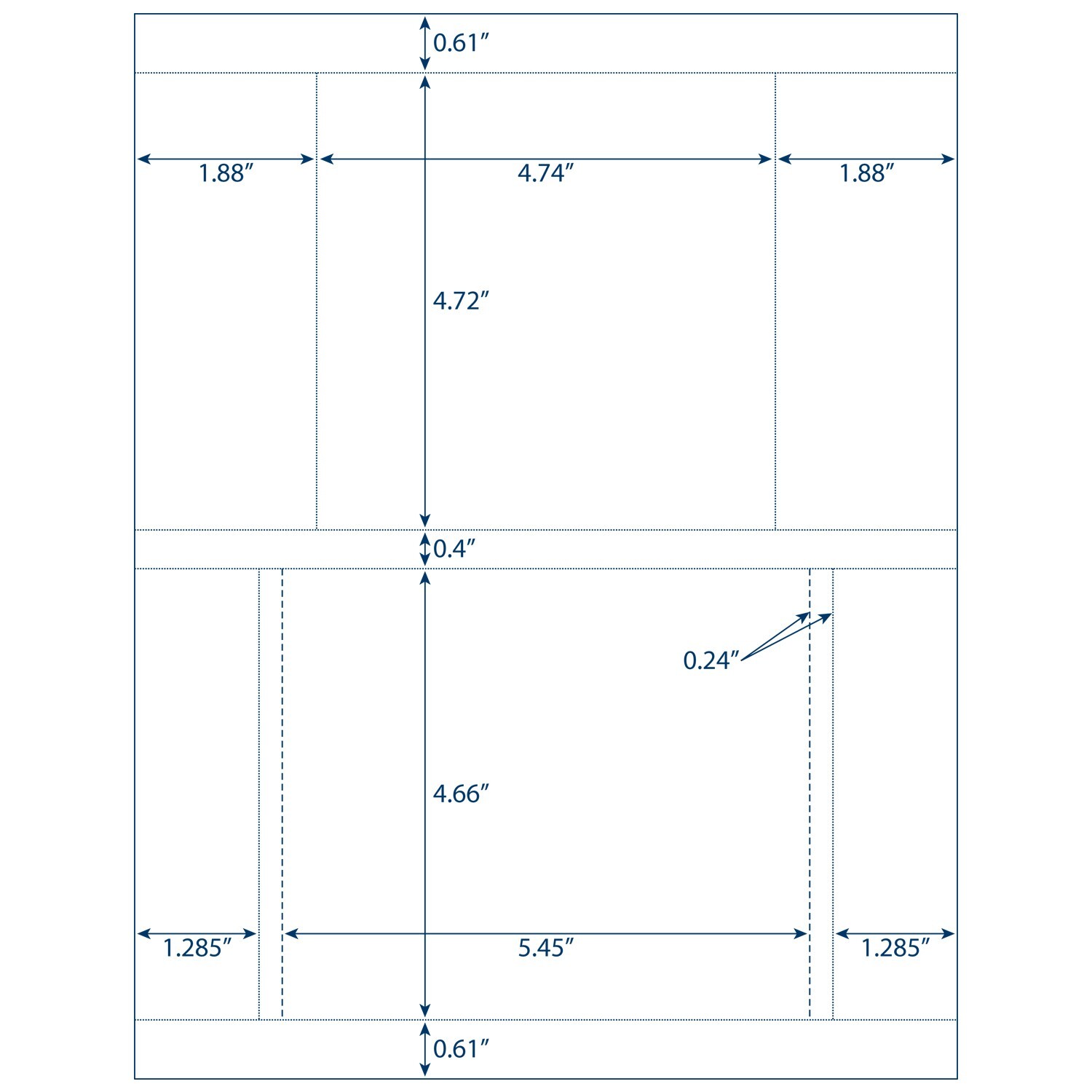 100 Sets CD Jewel Case Front and Back Inserts Matte White Inkjet/Laser