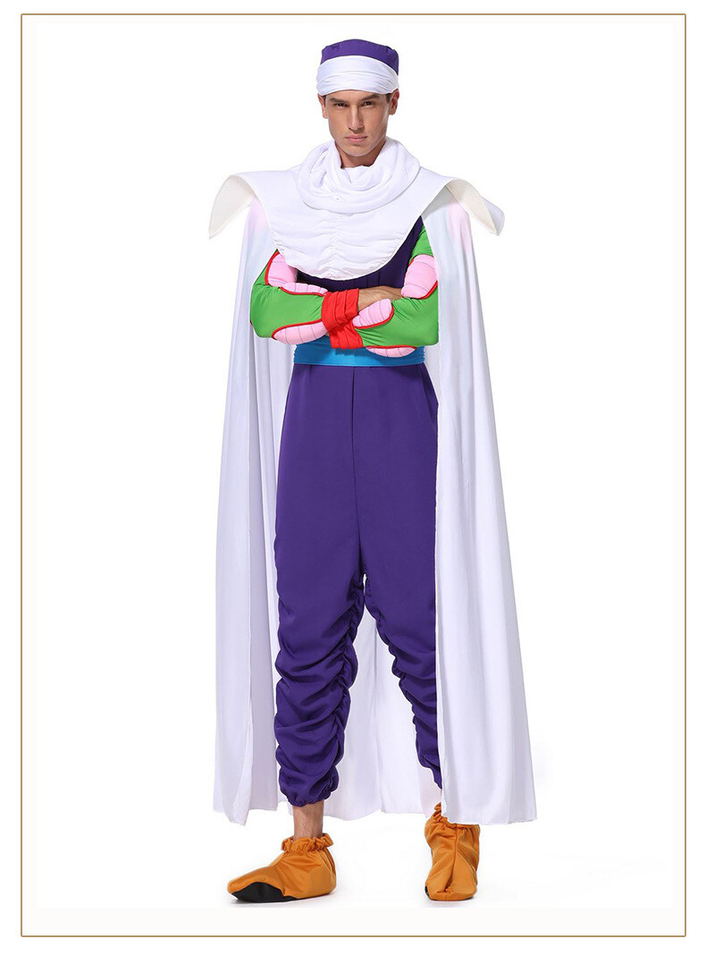 Dragon Ball Z Piccolo Adult Costume Pikkoro Junia Suit Anime Halloween Cosplay