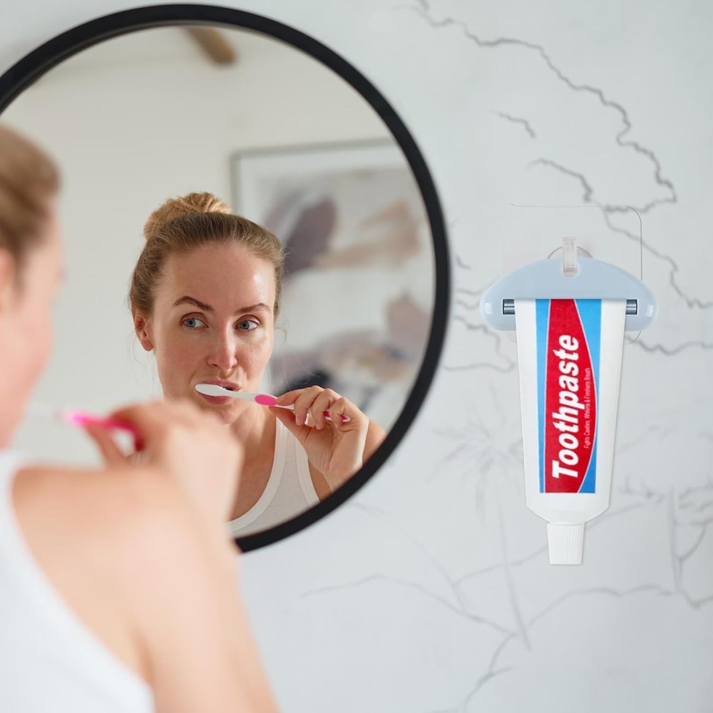 4PCS Toothpaste Squeezer,Toothpaste Dispenser,Plastic Toothpaste Tube Squeezer,H