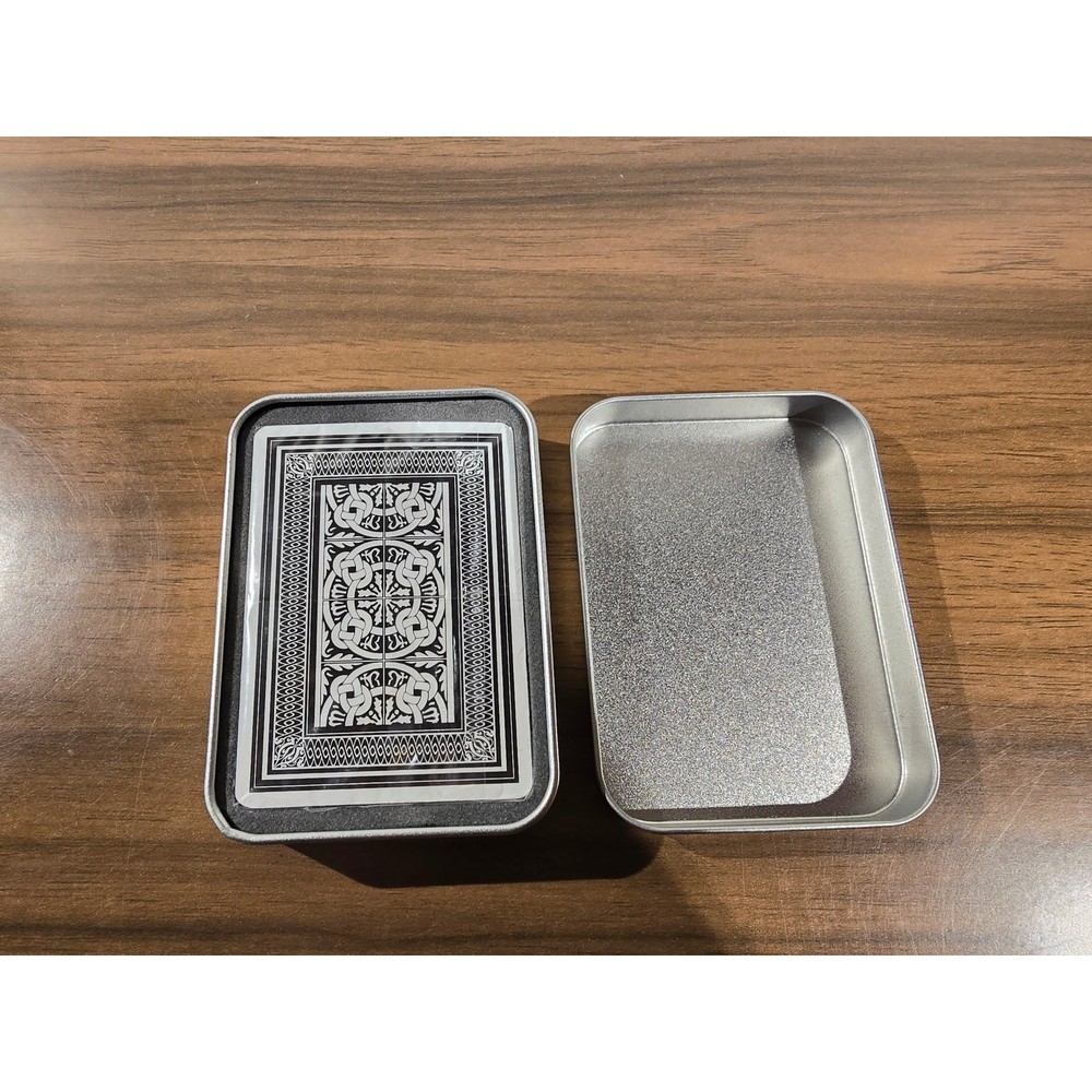JB Playing Cards in Metal Tin Case