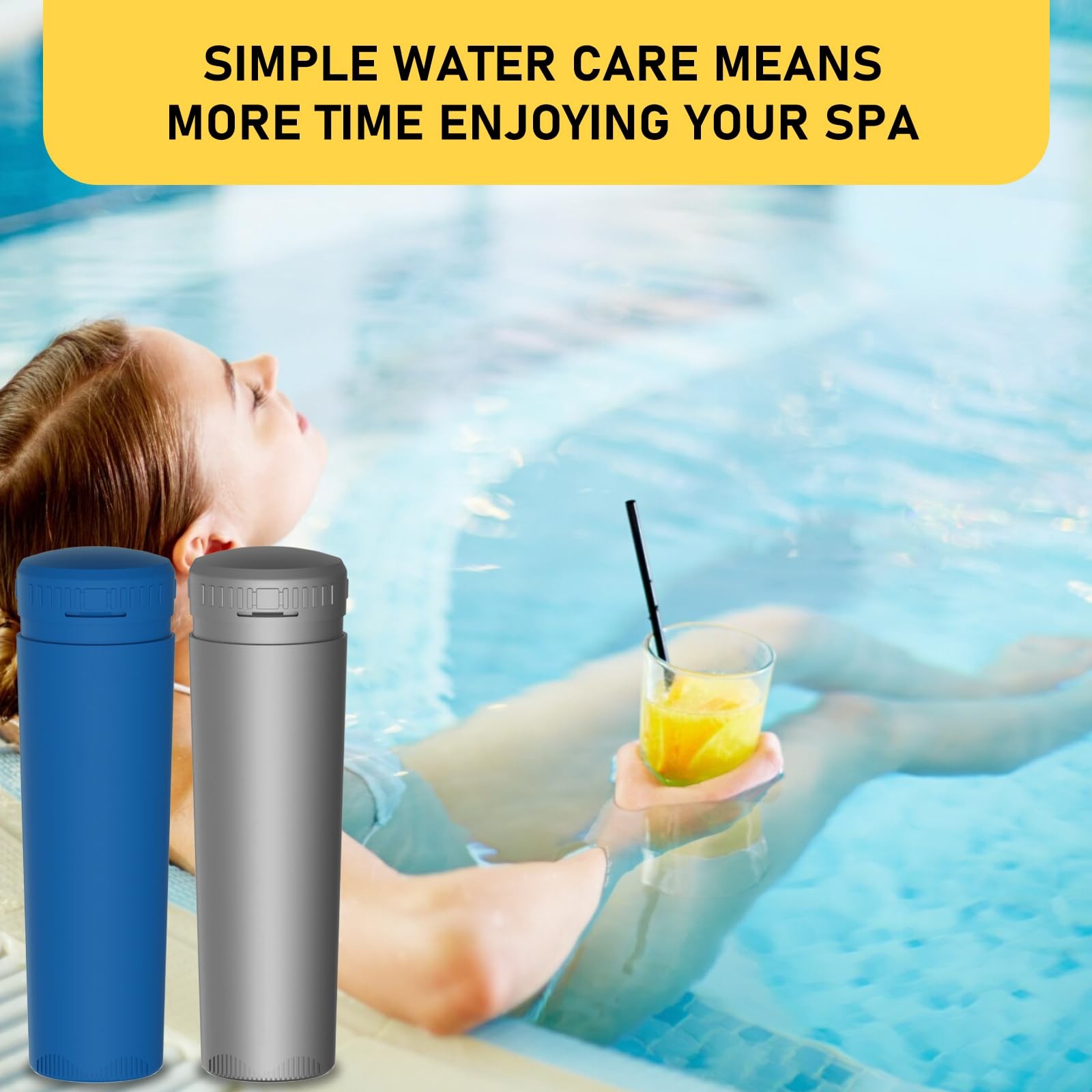 Cartridge + SmartChlor Cartridges for Frog Ease Spas 1+4 inLine