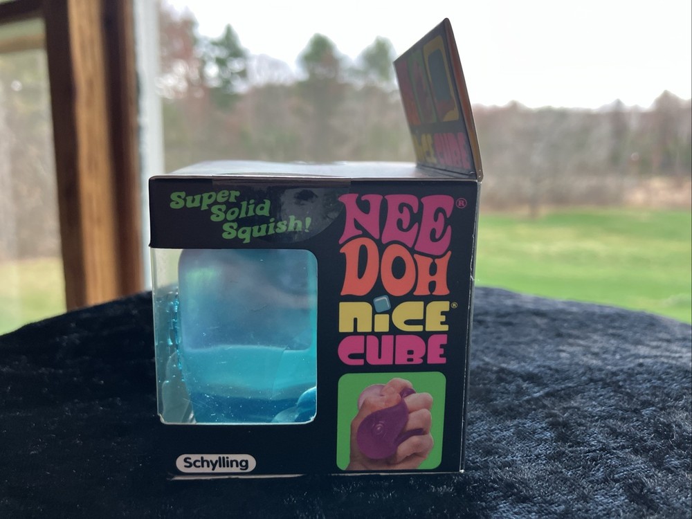 NEEDOH Nice Cube Blue Edition Super Solid Squish Sensory Stress Relief NIB