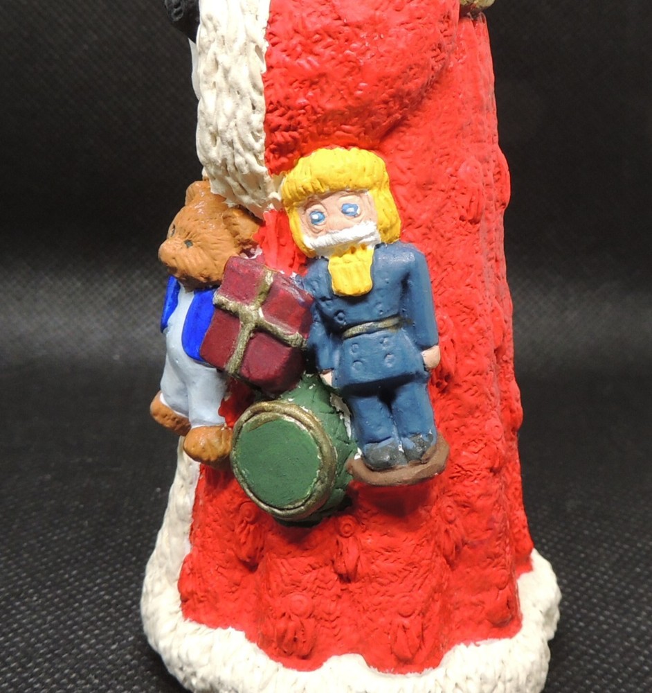 Pencil Santa Plaster Figurine