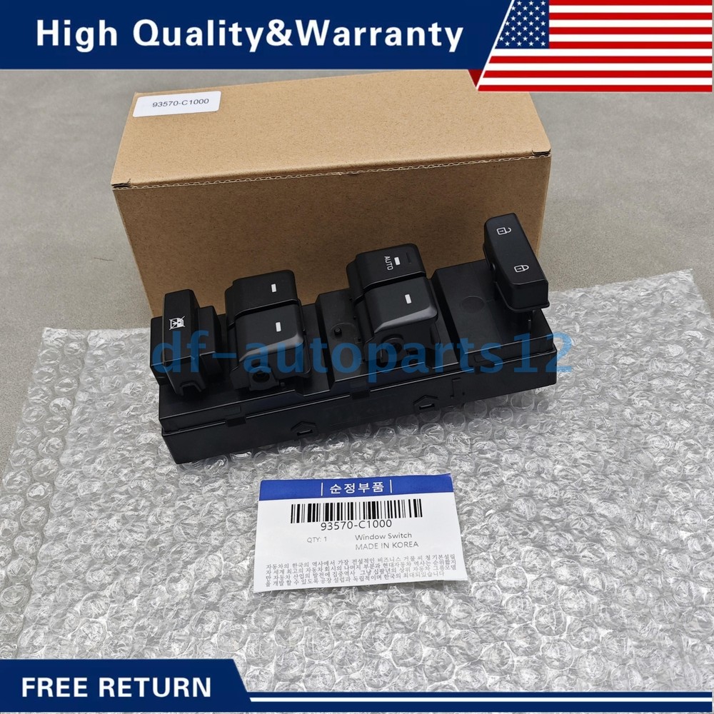 OEM Window Master Control Switch Driver Side LH For Hyundai Sonata 2015-2019