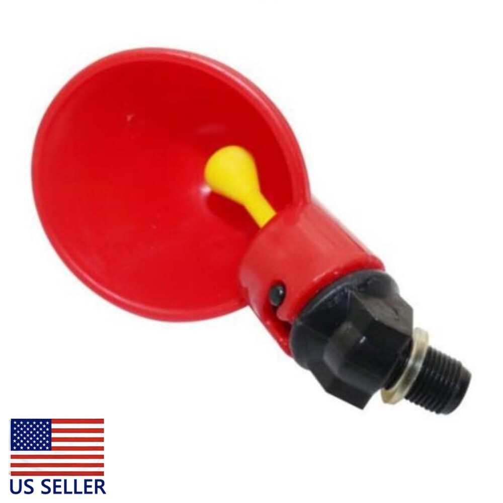 10PCS Chicken Drinking Cup Poultry Water Dispenser Split Automatic Water Feeder