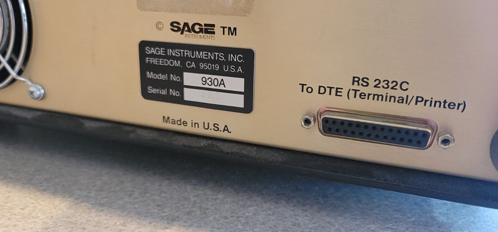 Sage Instruments 930A Communications Test Set *untested*