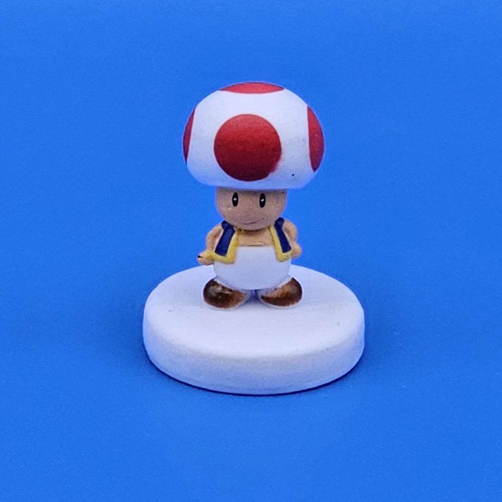Super Mario Monopoly Gamer Premium Edition Replacement Toad Token and Card