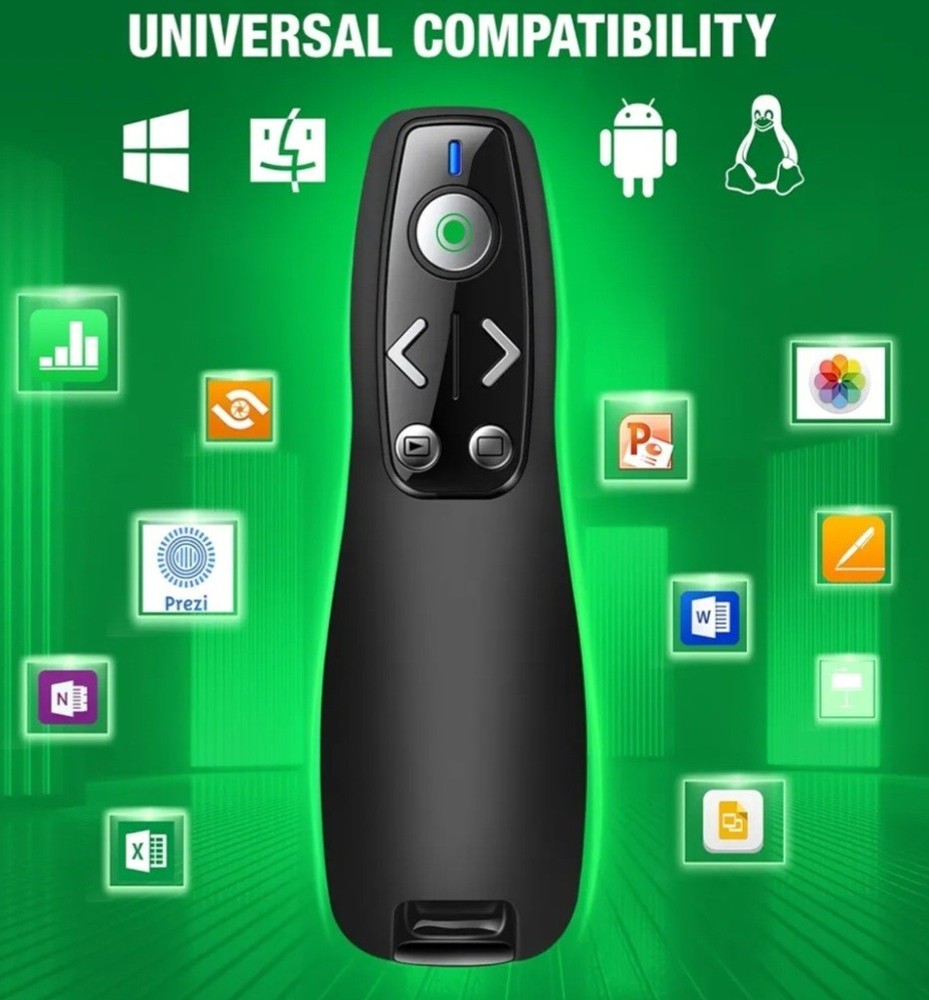 Power point Presentation Remote Control Wireless USB PPT Presenter Red Laser New