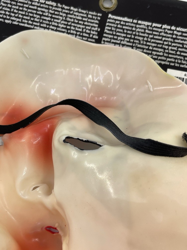 VTG KISS OFFICIAL PAUL STANLEY HALLOWEEN MASK 1997 RETRO ROCK