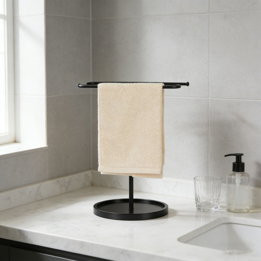 2-S Shape Hand Towel Stand For Bathroom