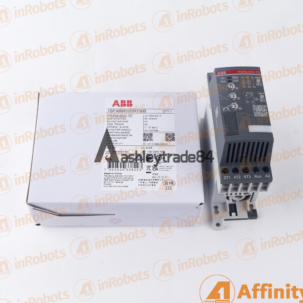 1PC NEW ABB PSR9-600-70 1SFA896105R7000 Soft Starter