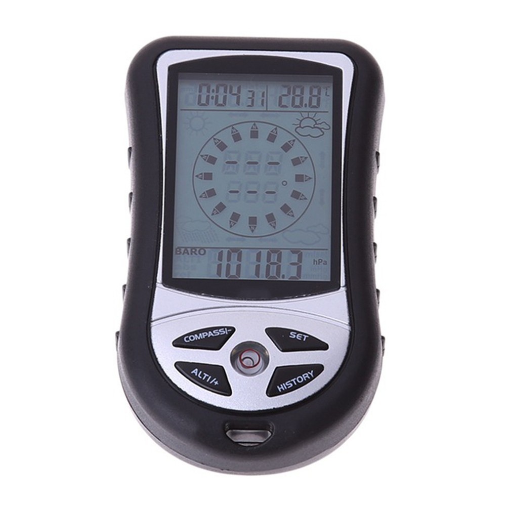 Sturdy Multi Function Pocket Altimeter Barometer Thermometer for Outdoor Use