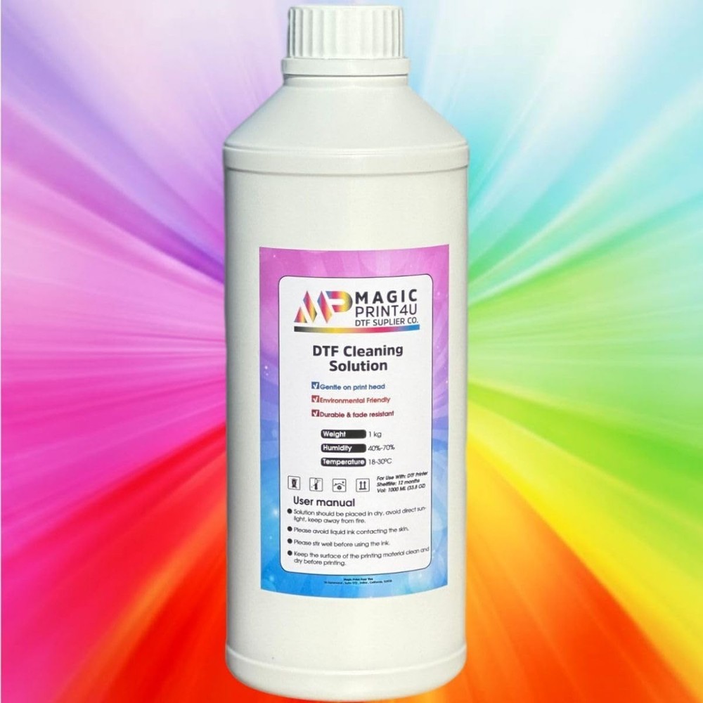 Heavy-Duty 1000ml DTF Cleaning Solution – Restore Printhead Functionality Safely