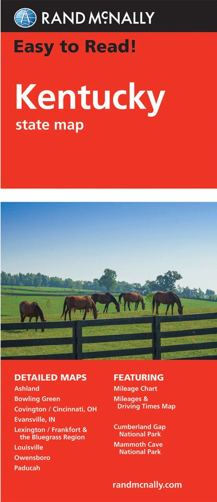 Rand McNally State Maps: Kentucky and Ohio (2 Maps)