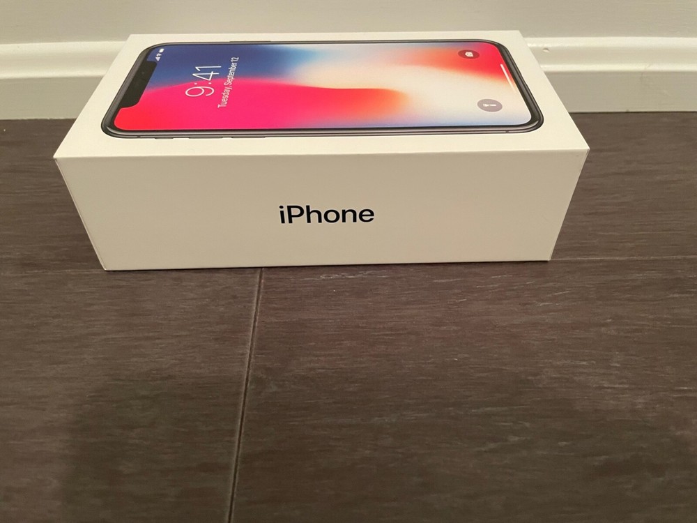 Apple iPhone X Space Gray - BOX ONLY! 254GB MQAM2LL/A