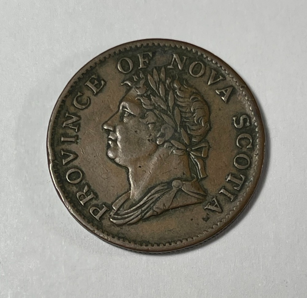 Nova Scotia 1832 1/2C Thistle Token (#2425) XF