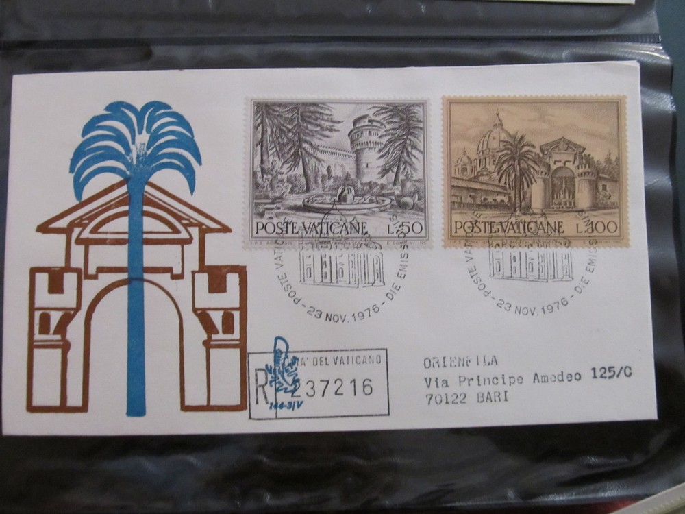 1976 Vatican City FDC LR118F43