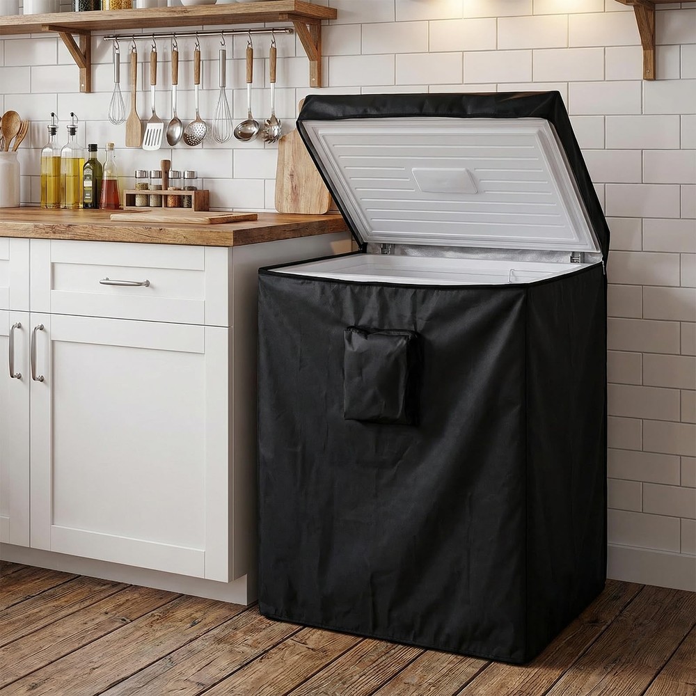 Chest Freezer Cover Deep Covers, Waterproof Freezers Covers Compact...