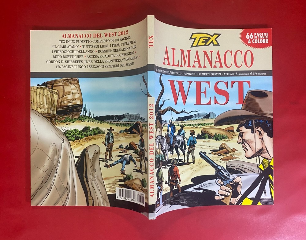 TEX ALMANAC DEL WEST 2012 Ed. Sergio Bonelli Comic NEW