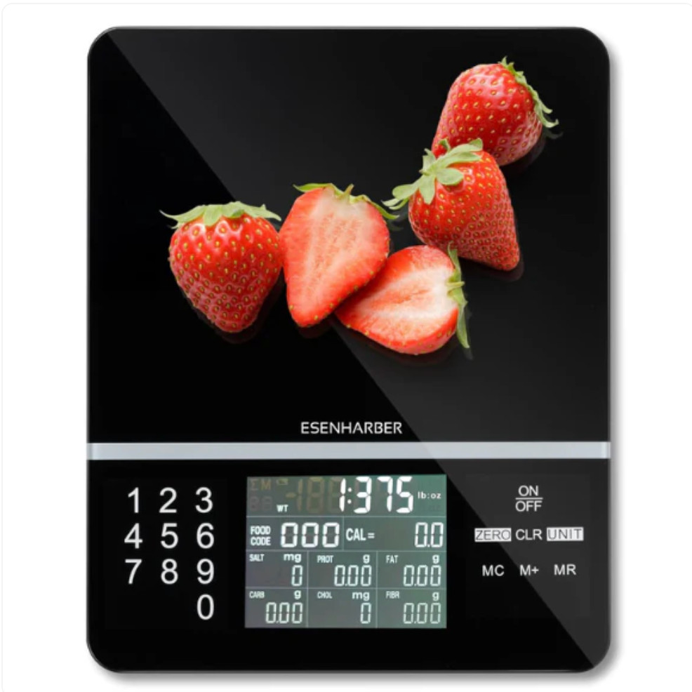 Smart Digital Food Scale w/ Nutritional Calculator – Kitchen Diet Scale