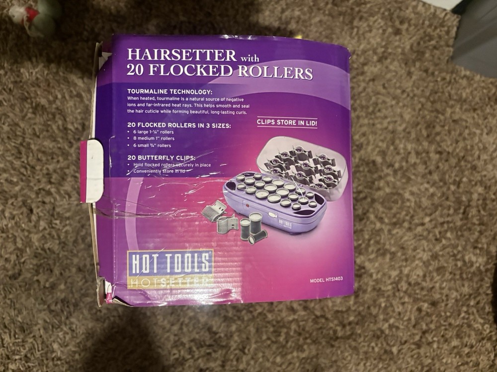 Hot Shot Tools 20 Flocked Hot Rollers Clips